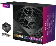 1STPLAYER ACK, 850W, 80 PLUS Gold, ATX 3.1, PCIe 5.1, modulinis maitinimo blokas, juodas
