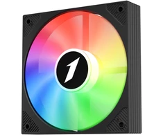 1STPLAYER FA1, 120 mm RGB korpuso ventiliatorius, juodas