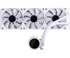 1STPLAYER TS4 360, 360 mm AIO procesoriaus aušintuvas, ARGB, LED ekranas, baltas