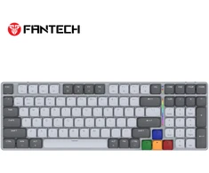 Fantech MAXFIT AIR99 RGB belaidė mechaninė klaviatūra, Pilka, Brown Switch
