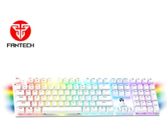 Fantech MAXFIT108 RGB laidinė mechaninė klaviatūra, Balta, Raudona Switch