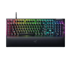 Klaviatūra mechaninė Razer BlackWidow V4, RGB, Geltona Switches, US, Juodas