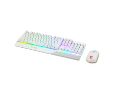 Klaviatūra MSI Vigor GK30 COMBO Baltas, klaviatūros ir pelės komplektas