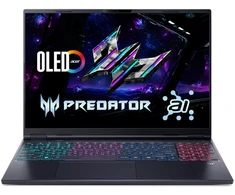 Nešiojamas kompiuteris Acer | Predator Helios Neo 16S AI PHN16S-71-7556 | Abyssal Juodas | 16 " | OLED | WQXGA | 2560 x 1600 pikselių | Intel Core Ultra 7 | 255HX | 16 GB | DDR5 | Solid-state drive capacity 1000 GB | NVIDIA GeForce RTX 5060 | GDDR7 | 8 GB | Windows 11 Home | 802.11ax | Bluetooth versija 5.3 | Klaviatūros kalba: US international | Klaviatūros apšvietimas | Garantija 24 mėn.