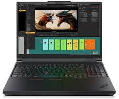 Nešiojamas kompiuteris Lenovo ThinkPad P16 Gen 3 | Intel Core Ultra 7 255HX, 16" WUXGA, 64 GB RAM, 1 TB SSD, NVIDIA RTX PRO 3000, Windows 11 Pro | Juodas