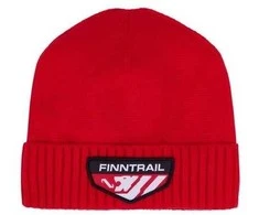 Kepurė Finntrail HAT WATERPROOF Raudona 9714, Dydis: M-L