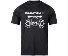 Marškinėliai Finntrail ATV SKULL Juodas 6707, Marškinėlių, džemperių ar striukių dydis: M