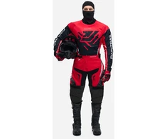 Marškinėliai Finntrail JERSEY Raudona 6600, Dydis: XS