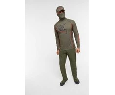Marškinėliai Finntrail VIZARD Khaki 6608, Dydis: XS