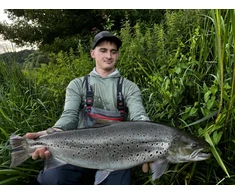 Marškinėliai Finntrail WAVE BIG FISH Khaki 6609, Dydis: S