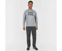 Marškinėliai Finntrail WAVE LOGO Pilkas 6613, Dydis: M