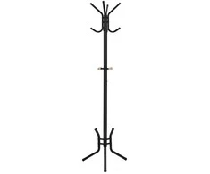 Songmics Juodo metalo skrybėlių stovas