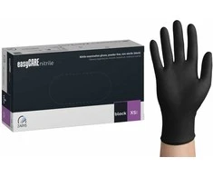 Vienkartinės pirštinės EasyCare XS, 100vnt., juodos