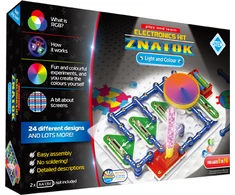 Znatok Elektronikos komponentų rinkinys RGB (15 eksperimentų)