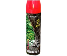 Aerozoliniai miško ženklinimo dažai BIODUR, raudoni, 500 ml