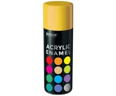 Akrilinė emalė BIODUR, geltona RAL1023, 400 ml