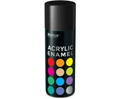 Akrilinė emalė BIODUR, juoda blizgi RAL9005, 400 ml