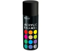 Akrilinė emalė BIODUR, juoda matinė RAL9005, 400 ml