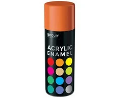 Akrilinė aerozolinė emalė BIODUR, oranžinė RAL2004, 400 ml