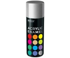 Akrilinė emalė BIODUR, sidabrinė RAL9006, 400 ml