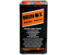 Antikorozinė daugiafunkcinė tepimo ir valymo priemonė BRUNOX TURBO SPRAY, 5 l