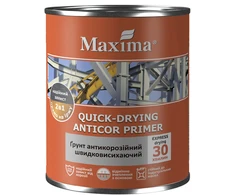 Greitai džiūstantis antikorozinis gruntas MAXIMA, raudonai rudas, 0.9kg