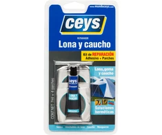 Klijai audiniams ir guminiams paviršiams CEYS LONA Y CAUCHO , 7 ml+4 lopinėliai