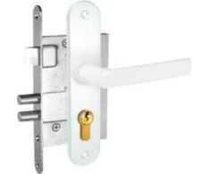 Kurzemes Įleidžiama spyna Rita 404Z-35809/2 balta, be mechanizmo, 55 mm