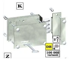 Bikuvalt Kurzemes Pridedama spyna garažo Arta-2 1202ZK-DB kairė