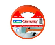 Mako Lipni juosta lauko darbams, neoninė oranžinė PREMIUM 831070, 25 mm x 25 m