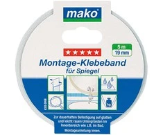 Mako Lipni juosta veidrodžiams PREMIUM 832500SB, 19 mm x 5 m