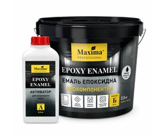MAXIMA Dviejų komponentų epoksidinė emalė EPOXY ENAMEL, pilka