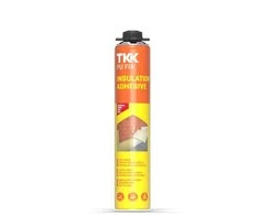 TKK Izoliacinių plokščių klijai PU-FIX (pistoletui), 800 ml