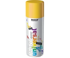 Universali aerozolinė emalė BIODUR, geltona RAL1023, 400 ml