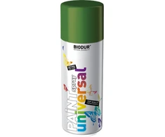 Universali aerozolinė emalė BIODUR, lapų žalia RAL6002, 400 ml