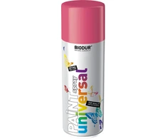 Universali aerozolinė emalė BIODUR, rožinė RAL4003, 400 ml