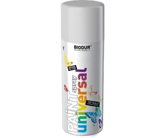 Universali aerozolinė emalė BIODUR, sidabrinė metalik, 400 ml