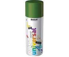 Universali aerozolinė emalė BIODUR, šviesiai žalia RAL6010, 400 ml
