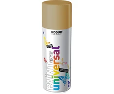 Universali aerozolinė emalė BIODUR, tamsaus aukso RAL1036, 400 ml