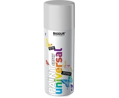 Universali aerozolinė emalė BIODUR, tamsiai sidabrinė RAL9022, 400 ml