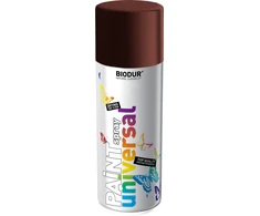 Universali aerozolinė emalė BIODUR, tamsiai vyšninė RAL3005, 400 ml