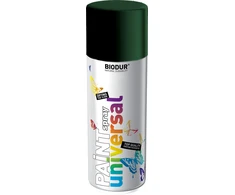Universali aerozolinė emalė BIODUR, tamsiai žalia RAL6005, 400 ml