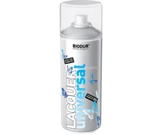 Universalus aerozolinis lakas BIODUR, blizgus, 400 ml
