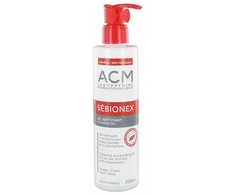 ACM Cleansing Gel for problematic skin Sébionex (Cleansing Gel) 200 ml Gelinis prausiklis 200ml dermatologinis valomasis veido gelis Moterims