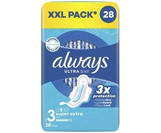 Always Ultra Day Super Extra Quatro sanitary napkins 28 pcs Įklotai ir higieniniai paketai Moterims