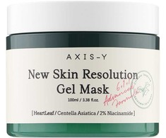 Axis-Y Axis-Y New Skin Resolution Gel Mask 100ml korėjietiška drėkinanti veido kaukė
