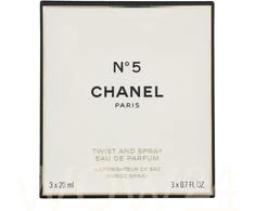 Chanel No.5 Eau De Parfum 2x EDP Purškiklis Refill 20Ml/1x EDP Purškiklis 20Ml - Twist and Purškiklis kvepalai