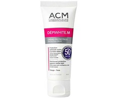 CREAM ACM Protective Kreminis SPF 50+ Dépiwhite M (Protective Kreminis) 40 ml 40ml dermatologinė veido apsauga nuo saulės Moterims