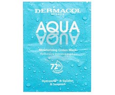 Dermacol Aqua Moisturising Kreminis Mask Veido kaukė 2x8ml drėkinanti veido kaukė Moterims