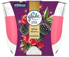 Glade Scented candle Winter Berries 204ml kvepianti žvakė Moterims